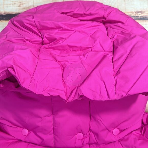 lululemon Wunder Puff Super-Cropped Jacket Sonic Pink - Picture 4 of 9
